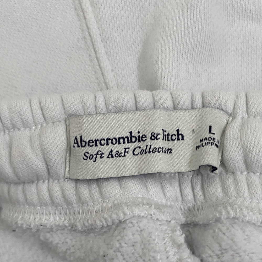Abercrombie & Fitch White Track Pants - Picture 2 of 8